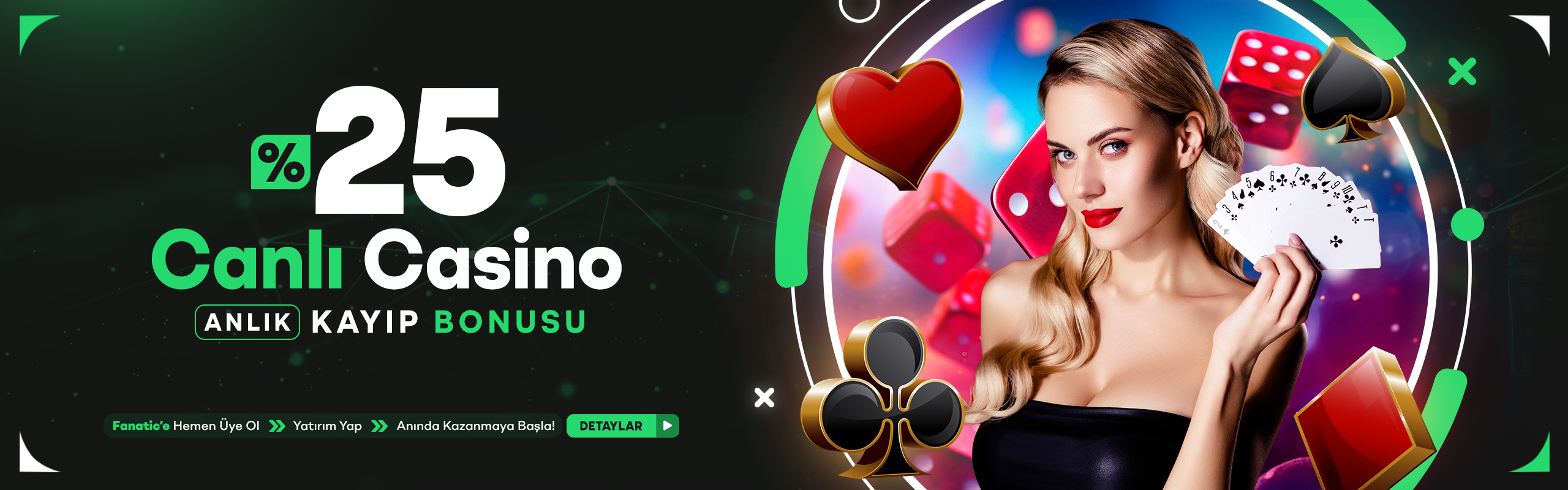 %25 Canlı Casino Kayıp Bonusu