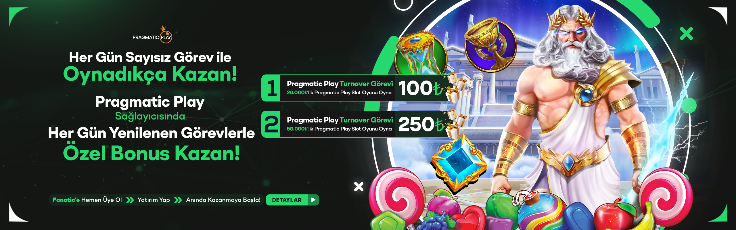 Pragmatic Play Turnover Görevi